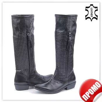 Женские летние ботинки серые Tendenz