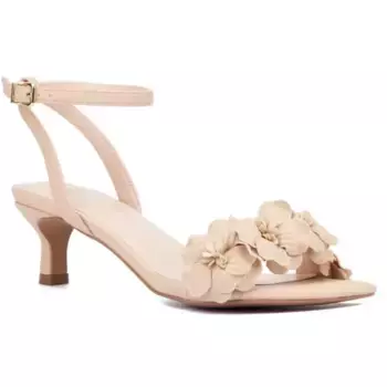 Женские лодочки Gwendolyn на низком каблуке New York & Company, бежевый