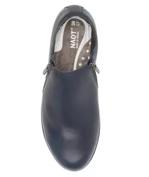 Женские лоферы Autan на молнии из мягкой чернильной кожи Naot