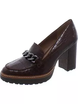 Женские лоферы без шнуровки Callie с цепочкой на каблуке Naturalizer, цвет Bruno