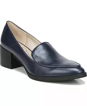 Женские лоферы без шнуровки Devyn на блочном каблуке LifeStride, синий