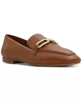 Женские лоферы без шнуровки Lindsie с металлизированной фурнитурой ALDO, коричневый