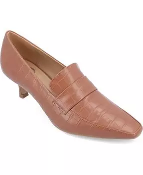 Женские лоферы Celina Journee Collection, коричневый