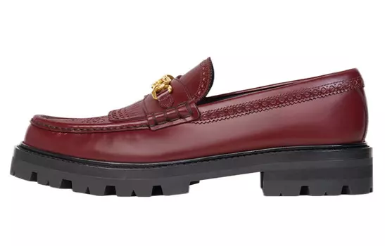 Женские лоферы Celine, бордовый