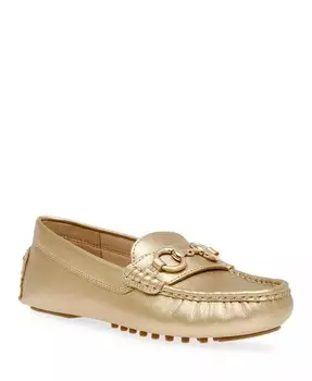 Женские лоферы Chrystie Moccasin Driver Anne Klein, желтый