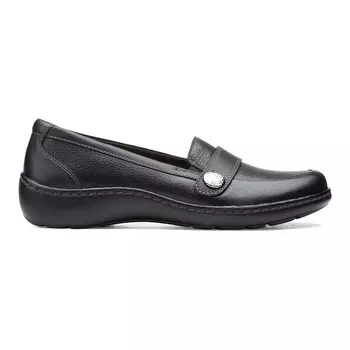 Женские лоферы Clarks Cora Daisy, цвет Black Tumbled