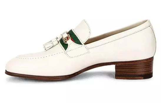 Лоферы женские Gucci, белый