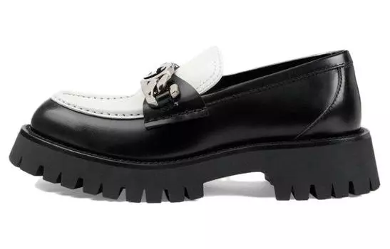 Женские лоферы GUCCI, Black/White