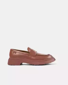 Женские лоферы из гладкой кожи Camper, красный