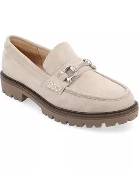 Женские лоферы Jessamey Tru Comfort с протекторной подошвой из пеноматериала Journee Collection, серый