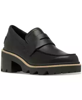 Женские лоферы Joan Now City на каблуке Sorel, черный