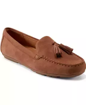 Женские лоферы Joandra Tassel eFlex Slip-On с кисточками Easy Spirit, коричневый