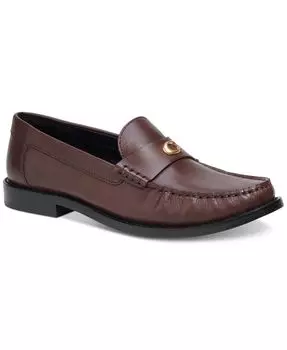 Женские лоферы Jolene с узором "C" в строгом стиле COACH, цвет Maple Leather