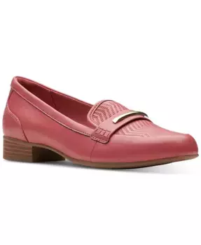 Женские лоферы Juliet Aster без шнуровки Clarks, розовый