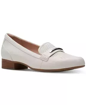 Женские лоферы Juliet Aster без шнуровки Clarks, белый