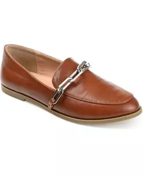 Женские лоферы Madison Journee Collection, коричневый