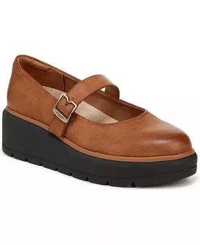 Женские лоферы на платформе Nice Day Max Mary Jane Dr. Scholl's, коричневый