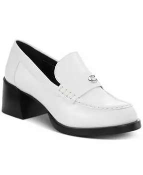 Женские лоферы Natalie Tailored "C" COACH, белый