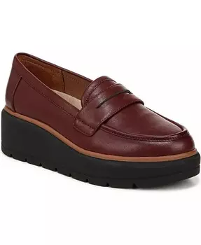 Женские лоферы Nice Day Max на платформе с выступами на подошве Dr. Scholl's, красный