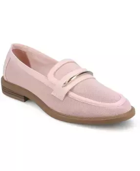 Женские лоферы Rainey Slip On с аккуратным кроем Journee Collection, розовый