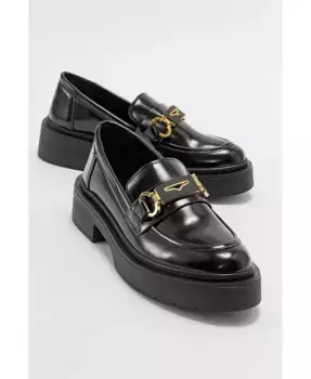 Женские лоферы Simone на платформе с пряжкой Prologue Shoes, черный