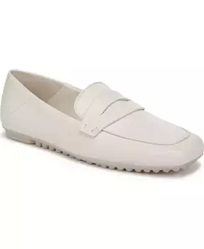 Женские лоферы Zury с квадратным носком и перемычкой для монетки из кожи Franco Sarto, белый