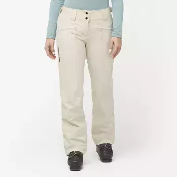 Женские лыжные брюки Salomon Edge Pant W, белый