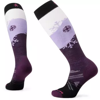Женские лыжные носки с узором Snowpocalypse OTC Smartwool, фиолетовый