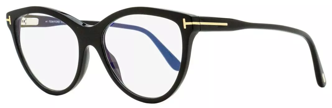 Женские магнитные очки-клипсы Tom Ford TF5772B 001 черные 55 мм