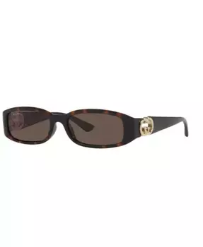 Женские маленькие солнцезащитные очки, GG1661S GC002287 Gucci, коричневый