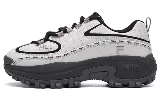Кроссовки FILA Fashion Sneakers Chunky Sneakers Women's Low-Top Black Gray