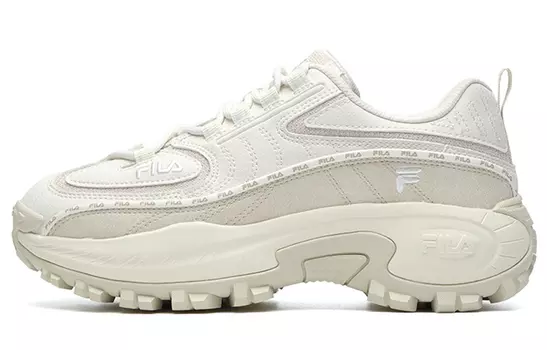Кроссовки FILA Fashion Sneakers Chunky Sneakers Women's Low-Top White Gray