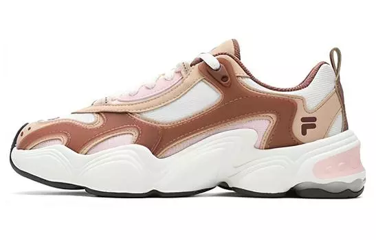 Женские массивные кроссовки FILA, Candy white/light pink apple blossom