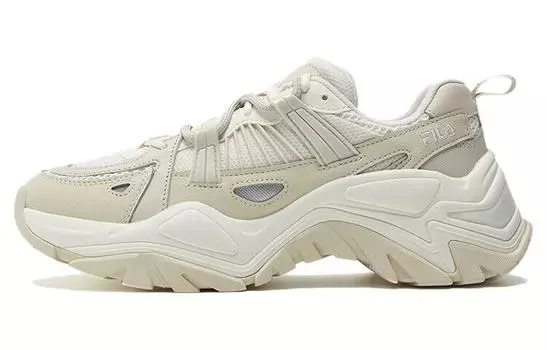Женские массивные кроссовки FILA Fishbone, Milk white rice