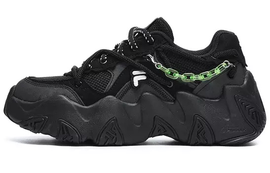 Кроссовки FILA FUSION Fashion Chain Sneakers 'Black Green' Women's