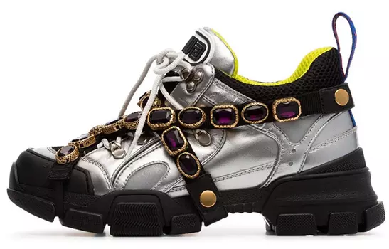 Женские массивные кроссовки Gucci Flashtrek