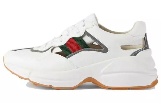 Кроссовки GUCCI Rython Cut Out White Women's