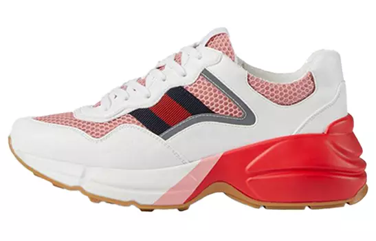 Кроссовки GUCCI Women's Rhyton 'White Pink Reflective' Women's