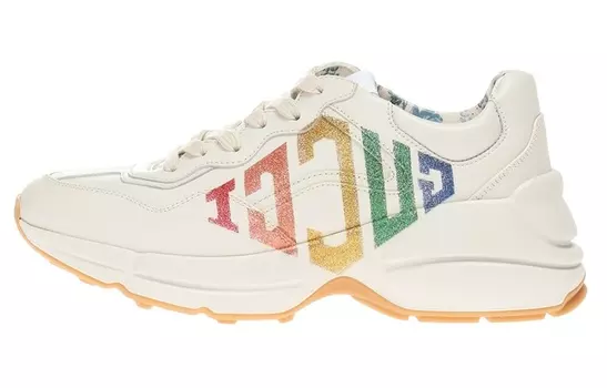 Кроссовки GUCCI Rhyton Rainbow Glitter Women's