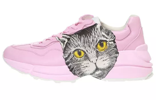 Кроссовки GUCCI Rhyton Mystic Cat Pink Women's