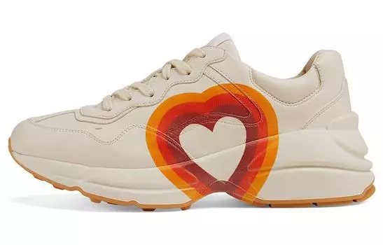 Кроссовки GUCCI Rhyton Interlocking G Heart Women's