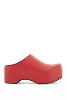 Женские массивные сабо Marni Clog с, красный