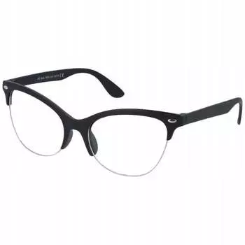 Женские матовые очки «кошачий глаз» в полуоправе, inna