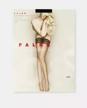 Женские матовые прозрачные колготки Falke плотностью 8 ден, серый