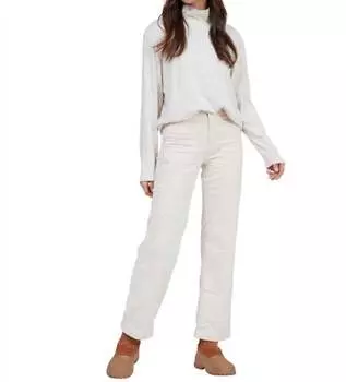 Женские матросские вельветовые брюки цвета косточки ASKK NY, цвет bone