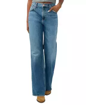 Женские мешковатые джинсы с заниженной посадкой и расклешенными штанинами Silver Jeans Co., синий