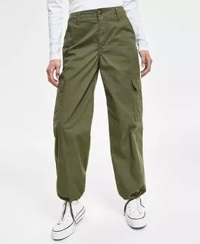 Женские мешковатые хлопковые брюки-карго с высокой посадкой '94 Levi's, зеленый