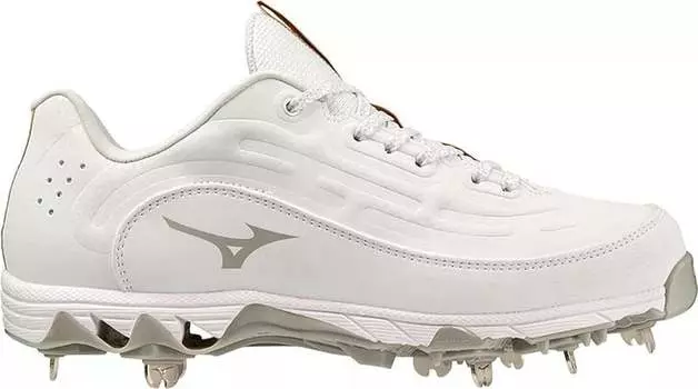 Женские металлические бутсы для софтбола Mizuno 9-Spike Swift 8 Fastpitch, белый