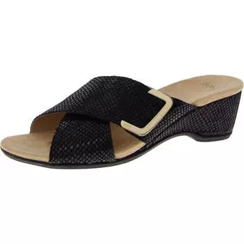 Женские металлические сандалии-слайды ELZAA Jones New York, цвет black-b