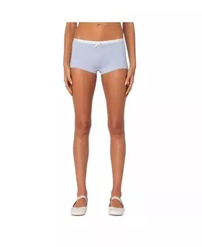 Женские микро шорты Mariana Pointelle Edikted, синий